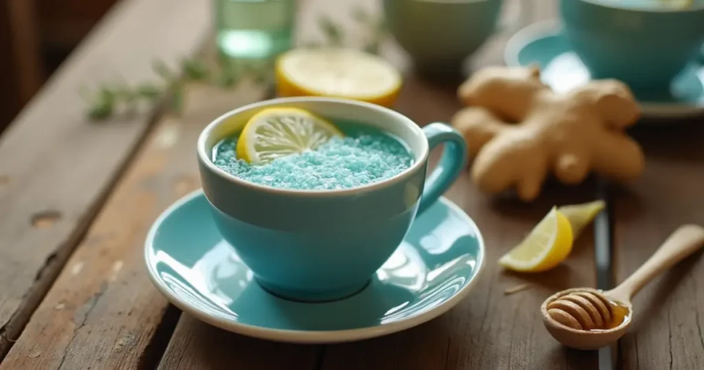 blue salt trick for men recipe
energy drink alongside a healthy breakfast.